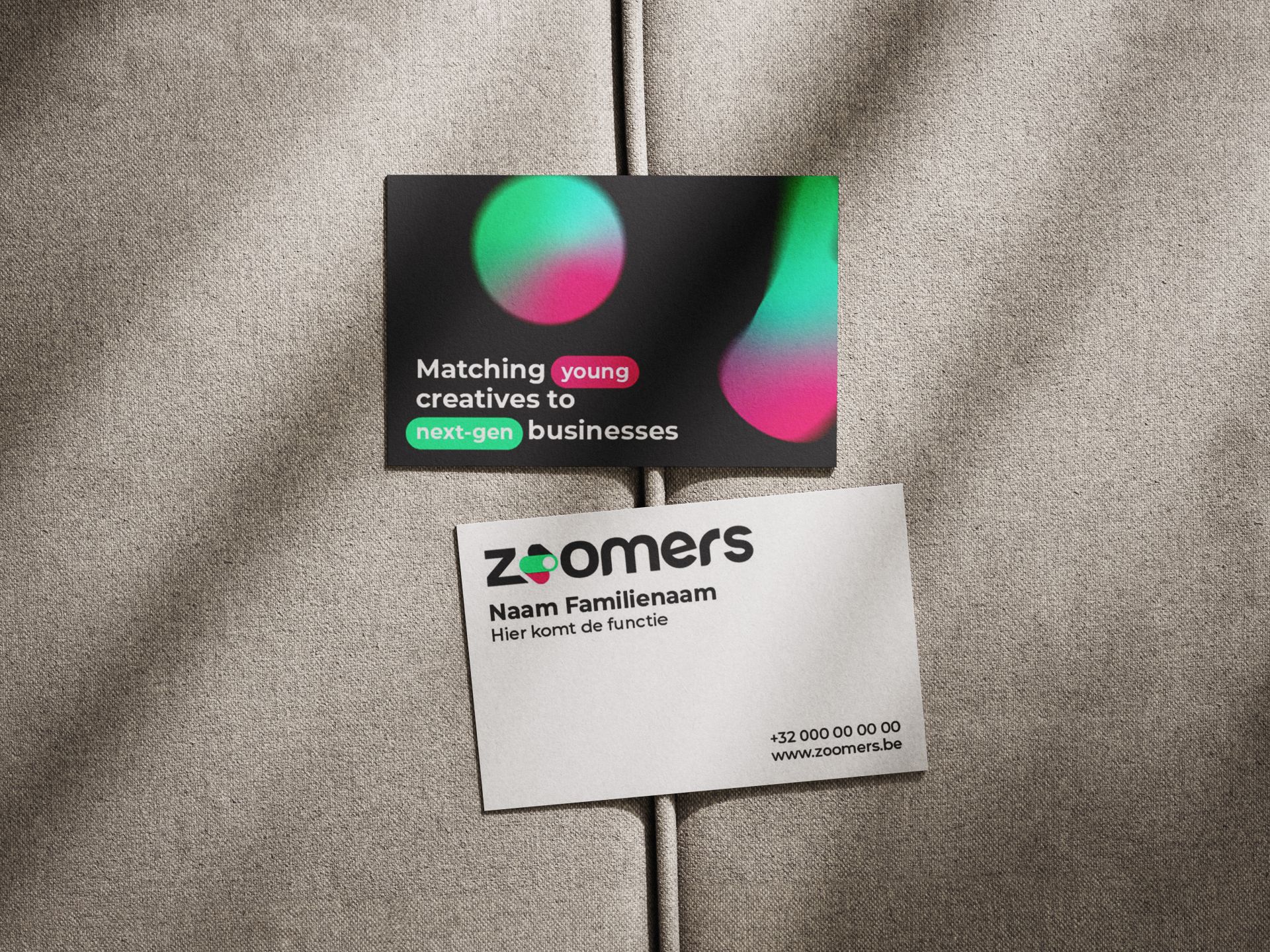 Visitekaartjes Zoomers