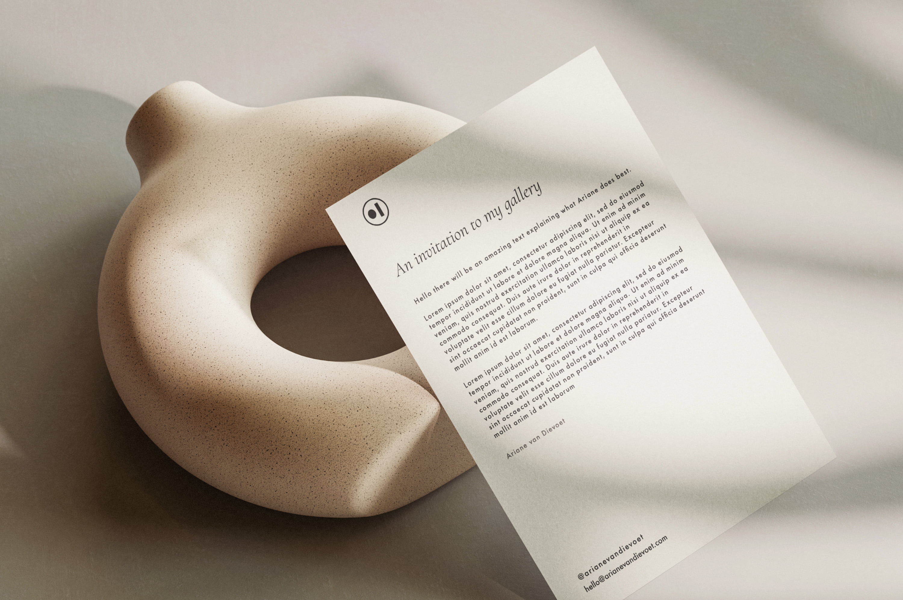 Branding voor Ariane Van Dievoet