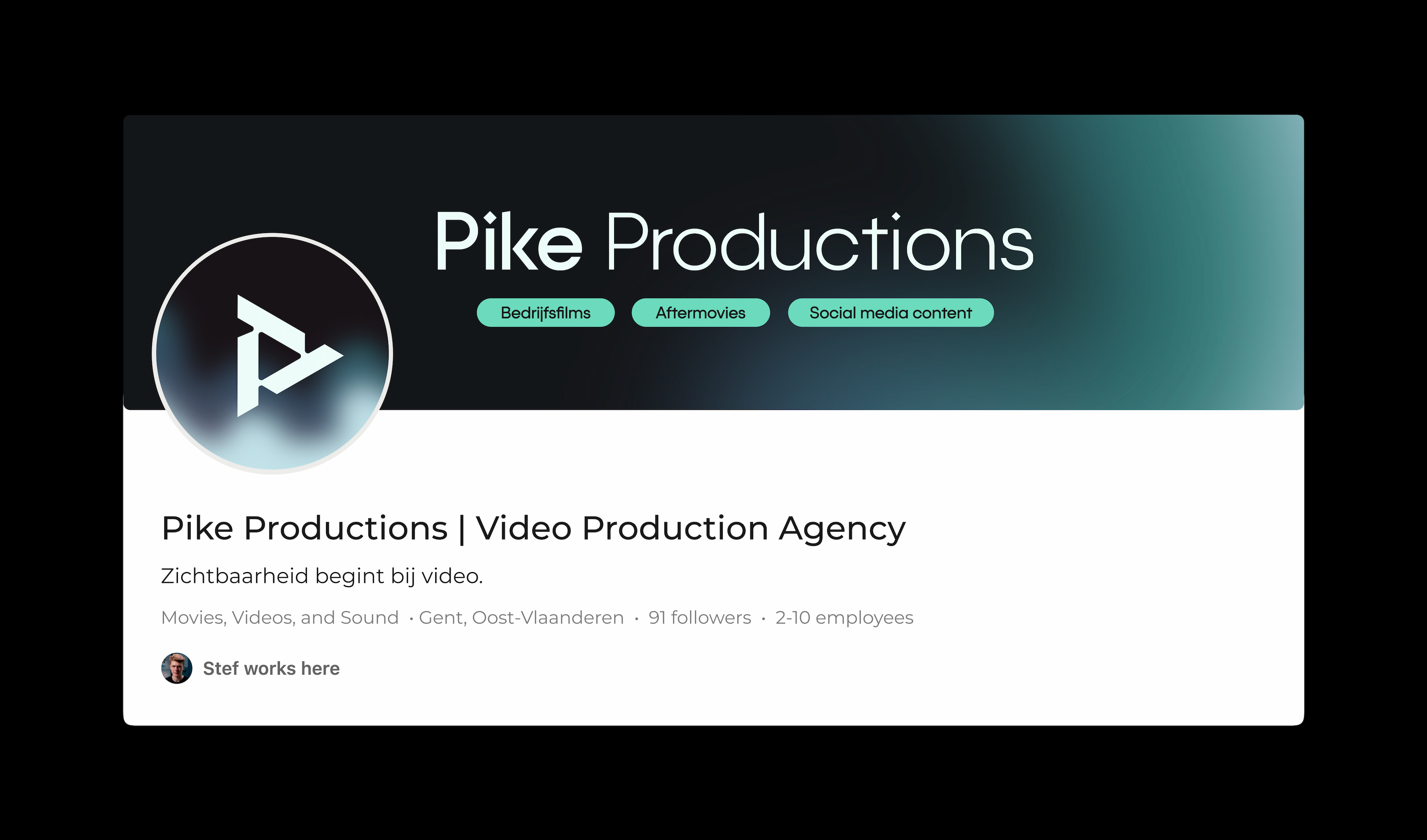 Branding voor Pike Productions