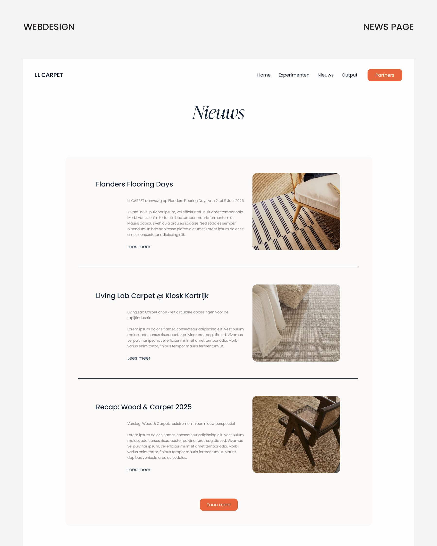 Webdesign voor LLcarpet