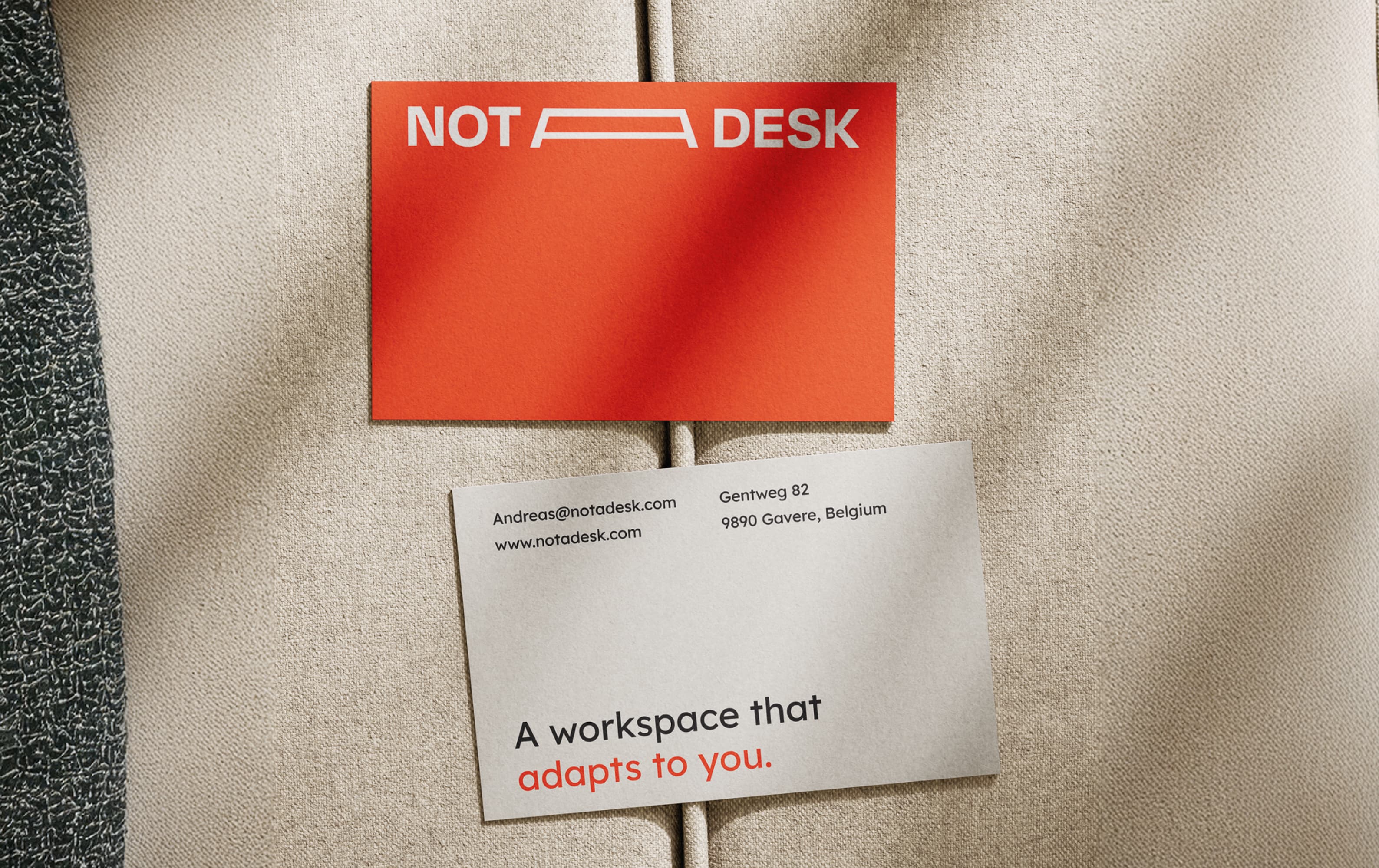 Branding voor NOT A DESK