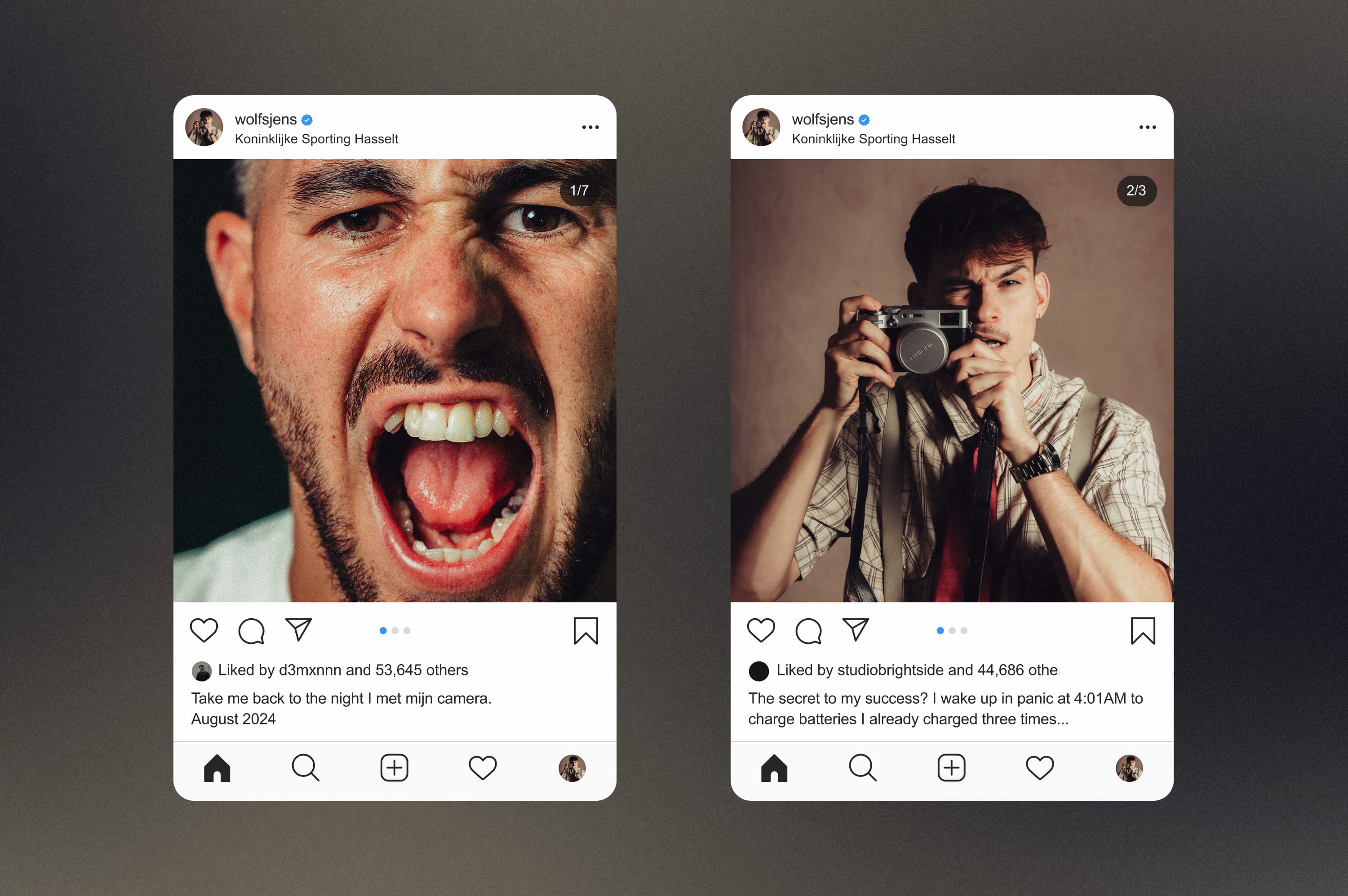 Branding voor WOLFS | Visuals Content Creator voor Average Rob