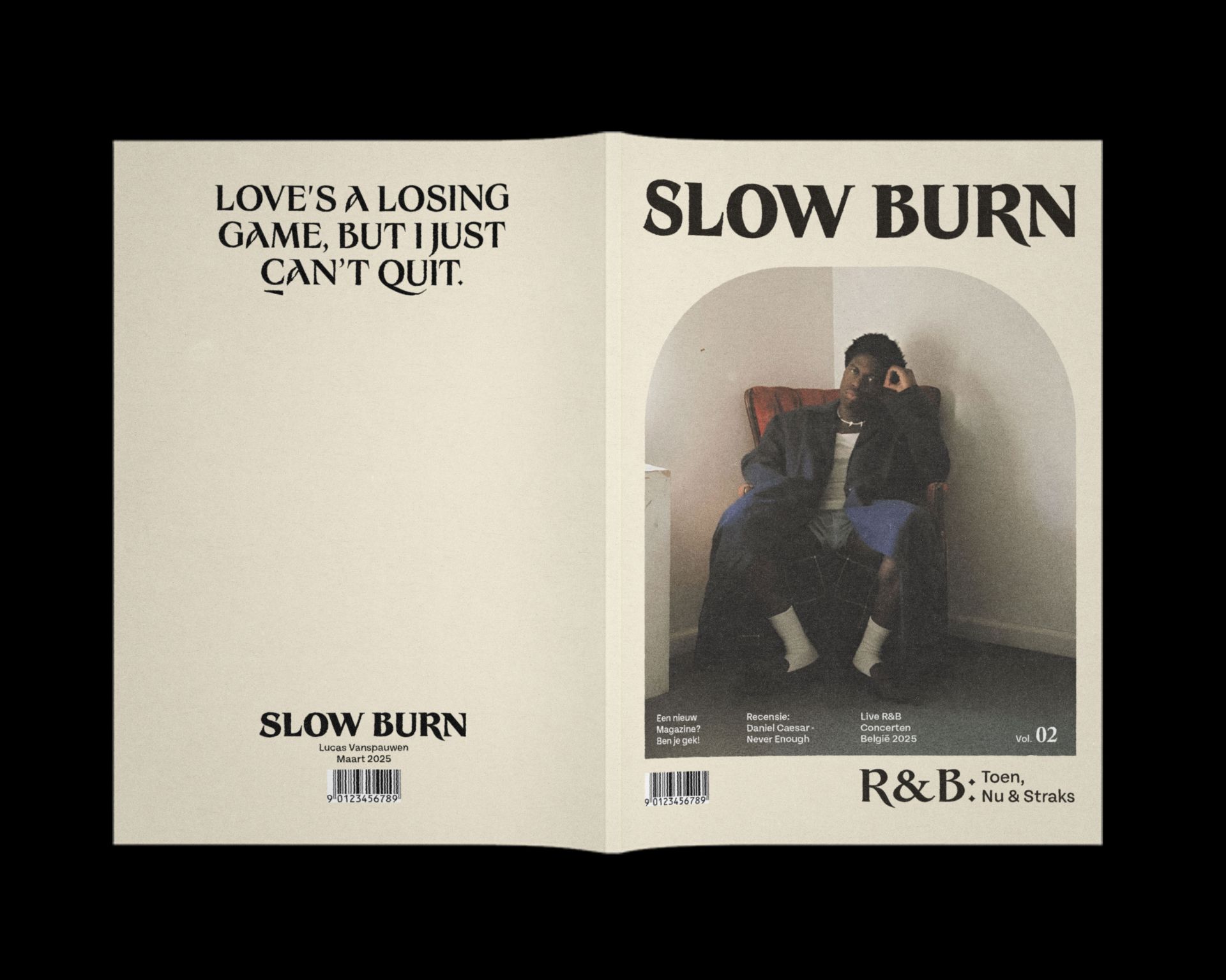 Slow Burn - Editorial design
