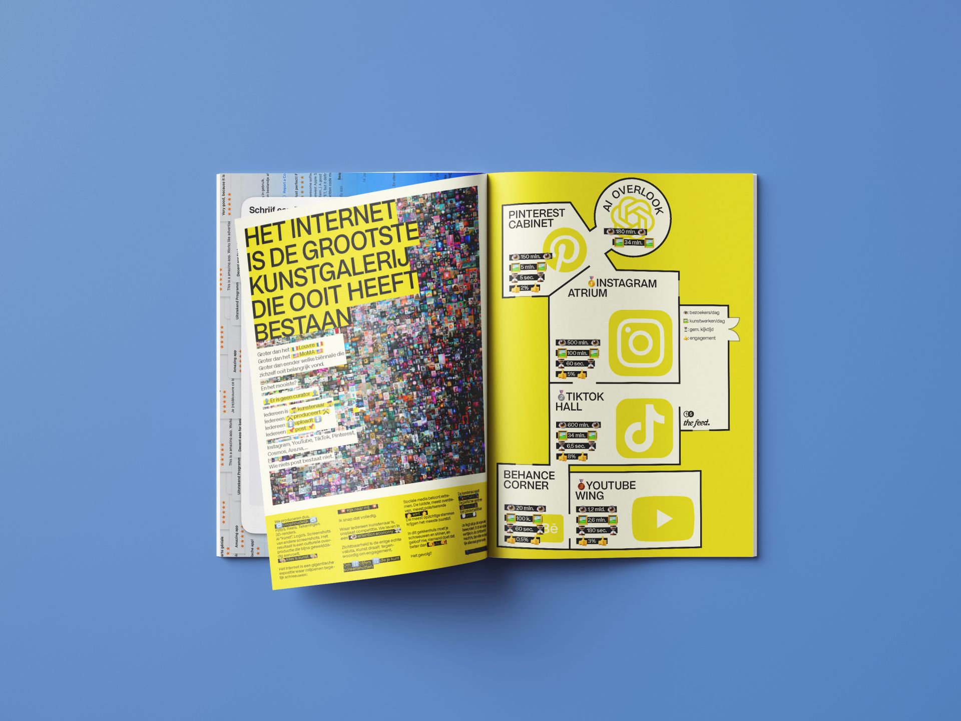 the feed. - Editorial design